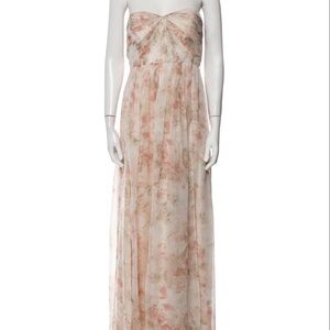 Jenny Yoo Floral Print Convertible Dress